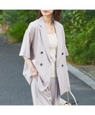 【アバハウスマヴィ/abahouse mavie】の【セットアップ対応】リネンライク半袖ジャケット 大人の最旬トレンドファッション＆コーディネート founy(ファウニー) ファッション Fashion レディースファッション Fashion for Women アウター Coat / Outerwear Collection レディースジャケット・軽アウター Jackets おすすめ Recommended / Our Picks シアー Sheer, See-Through ジャケット Jacket, Outerwear セットアップ Set-Up, Coordinated Outfit トレンド Trend, Trending Now ビッグ Big, Oversized ボトム Bottoms, Lower Wear エレガント 上品 Elegant 人気 Popular, Best Seller ビジネス 仕事 通勤 Business / Work / Commuting 半袖 Short Sleeve, Half Sleeve 定番 Standard, Basic Item thumbnail グレージュ|ID: prp329100004986153 ipo3291000000037348704