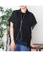 【ヴァン/Vin】のフレンチスリーブシアーブルゾン 大人の最旬トレンドファッション＆コーディネート founy(ファウニー) ファッション Fashion レディースファッション Fashion for Women アウター Coat / Outerwear Collection ブルゾンジャケット・スポーティアウター Blouson Jackets おすすめ Recommended / Our Picks シアー Sheer, See-Through ダブル Double, Double-Breasted トレンド Trend, Trending Now フェミニン Feminine, Girly フロント Front, Front Design ポケット Pocket, Pocket Detail エレガント 上品 Elegant thumbnail ブラック|ID: prp329100004986177 ipo3291000000037348813
