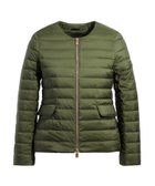 【タトラス コンセプトストア/TATRAS CONCEPT STORE】の【TATRAS 直営店】 NOKO ノコ / ライトダウンジャケット 大人の最旬トレンドファッション＆コーディネート founy(ファウニー) ファッション Fashion レディースファッション Fashion for Women アウター Coat / Outerwear Collection レディースジャケット・軽アウター Jackets イタリア Italy コンパクト Compact, Small Size デコルテ Décolleté, Neckline フロント Front, Front Design ポケット Pocket, Pocket Detail エレガント 上品 Elegant thumbnail KHAKI|ID: prp329100004986188 ipo3291000000037348853