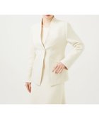 【シビラ/SYBILLA】のストレッチブークレージャケット 大人の最旬トレンドファッション＆コーディネート founy(ファウニー) ファッション Fashion レディースファッション Fashion for Women アウター Coat / Outerwear Collection レディースジャケット・軽アウター Jackets おすすめ Recommended / Our Picks ジャケット Jacket, Outerwear ストレッチ Stretch, Stretchy Fabric スーツ Suit, Formalwear ポケット Pocket, Pocket Detail ループ Loop, Loop Knit エレガント 上品 Elegant 冬 Winter / This Winter 夏 Summer 春 Spring 秋 Autumn thumbnail アイボリー|ID: prp329100004986189 ipo3291000000037348909