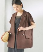 【シップス/SHIPS】の接触冷感/UVカット/吸水速乾/洗濯機可能 SUUSUU フレンチ スリーブ 羽織 ジャケット 大人の最旬トレンドファッション＆コーディネート founy(ファウニー) ファッション Fashion レディースファッション Fashion for Women アウター Coat / Outerwear Collection レディースジャケット・軽アウター Jackets インナー Innerwear キャミソール Camisole, Spaghetti Strap Top 吸水 Absorbent, Quick-Dry ジャケット Jacket, Outerwear スリーブ Sleeve, Long Sleeve / Short Sleeve タンク Tank Top, Sleeveless Top バランス Balance, Style Balance フレンチ French, French Style ポケット Pocket, Pocket Detail 半袖 Short Sleeve, Half Sleeve 羽織 Haori, Light Jacket リラックス Relax, Relaxed Fit おすすめ Recommended / Our Picks 夏 Summer エレガント 上品 Elegant 2026年 2026 2026春夏・S/S Spring/Summer 2026 SS26 thumbnail ブラウン|ID: prp329100004986192 ipo3291000000037348919
