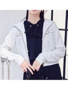 【セルフォード/CELFORD】の【UVカット】カットツイードパーカー 大人の最旬トレンドファッション＆コーディネート founy(ファウニー) ファッション Fashion レディースファッション Fashion for Women トップス・カットソー Cut & Sew Tops レディースパーカー・カジュアルフーディー Casual Hoodies & Sweatshirts おすすめ Recommended / Our Picks ウェーブ Wavy Pattern ジャケット Jacket, Outerwear ストレッチ Stretch, Stretchy Fabric ストレート Straight, Straight Cut スマート Smart, Elegant セットアップ Set-Up, Coordinated Outfit ツイード Twill, Twill Weave パーカー Hoodie, Parka ブラウジング Blouson Silhouette, Cinched Waist ブレード Braid, Decorative Trim ポケット Pocket, Pocket Detail メタル Metal, Metal Parts ルーズ Loose, Oversized thumbnail OWHT[002]|ID: prp329100004986203 ipo3291000000037348956