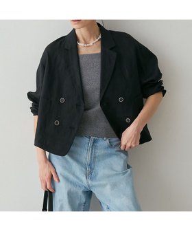 【カリテ/qualite】のリネンショートジャケット 大人の最旬トレンドファッション＆コーディネート founy(ファウニー) ファッション Fashion レディースファッション Fashion for Women アウター Coat / Outerwear Collection レディースジャケット・軽アウター Jackets おすすめ Recommended / Our Picks ショート Short, Short Length ジャケット Jacket, Outerwear デニム Denim, Jeans Material バランス Balance, Style Balance エレガント 上品 Elegant 夏 Summer |ID:prp329100004986208