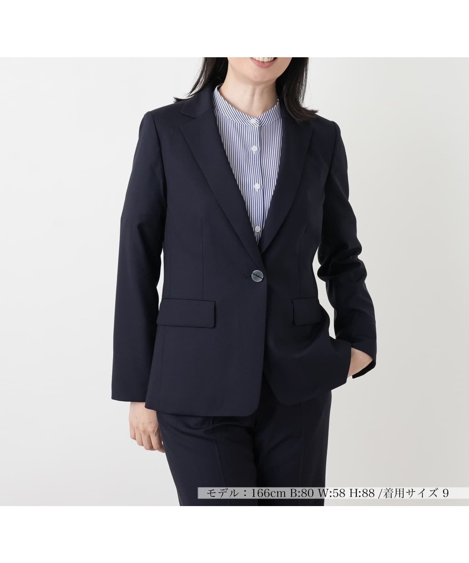 【レリアン/LEILIAN】のテーラードジャケット インテリア・キッズ・メンズ・レディースファッション・服の通販 founy(ファウニー) 　ファッション　Fashion　レディースファッション　Fashion for Women　アウター　Coat / Outerwear Collection　レディースジャケット・軽アウター　Jackets　テーラードジャケット / 通勤・きれいめスタイル　Tailored Jackets & Blazers　オケージョン　Occasion Wear　シェイプ　Shape, Slim Fit　シンプル　Simple, Minimal　セットアップ　Set-Up, Coordinated Outfit　ビジネス 仕事 通勤　Business / Work / Commuting　ベーシック　Basic, Essential　ポケット　Pocket, Pocket Detail　夏　Summer　定番　Standard, Basic Item　ネイビー|ID: prp329100004986211 ipo3291000000037348991