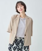 【エニー/ANY】の7daysデイリーリラックスジャケット(セットアップ着用可) 大人の最旬トレンドファッション＆コーディネート founy(ファウニー) ファッション Fashion レディースファッション Fashion for Women アウター Coat / Outerwear Collection レディースジャケット・軽アウター Jackets 洗える Machine Washable サマー Summer, Summer Style ジャケット Jacket, Outerwear セットアップ Set-Up, Coordinated Outfit 定番 Standard, Basic Item ノースリーブ Sleeveless, No-Sleeve フロント Front, Front Design ブルゾン Blouson, Bomber Jacket 再入荷 Restock / Back in Stock おすすめ Recommended / Our Picks 夏 Summer エレガント 上品 Elegant thumbnail ベージュ[033]|ID: prp329100004986220 ipo3291000000037349152