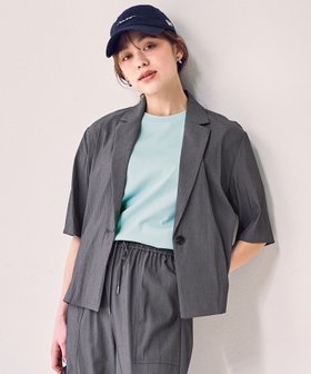【エニー/ANY】の7daysデイリーリラックスジャケット(セットアップ着用可) 大人の最旬トレンドファッション＆コーディネート founy(ファウニー) ファッション Fashion レディースファッション Fashion for Women アウター Coat / Outerwear Collection レディースジャケット・軽アウター Jackets 洗える Machine Washable サマー Summer, Summer Style ジャケット Jacket, Outerwear セットアップ Set-Up, Coordinated Outfit 定番 Standard, Basic Item ノースリーブ Sleeveless, No-Sleeve フロント Front, Front Design ブルゾン Blouson, Bomber Jacket 再入荷 Restock / Back in Stock おすすめ Recommended / Our Picks 夏 Summer エレガント 上品 Elegant |ID:prp329100004986221