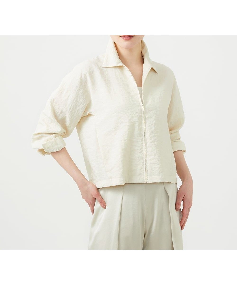【シビラ/SYBILLA】のシルクナイロンブルゾン 大人の最旬トレンドファッション＆コーディネート founy(ファウニー) 　ファッション　Fashion　レディースファッション　Fashion for Women　アウター　Coat / Outerwear Collection　ブルゾンジャケット・スポーティアウター　Blouson Jackets　エレガント 上品　Elegant　コンパクト　Compact, Small Size　シルク　Silk, 100% Silk　ドレス　Dress, One-Piece　ブルゾン　Blouson, Bomber Jacket　ボックス　Boxy, Box Shape　冬　Winter / This Winter　夏　Summer　春　Spring　秋　Autumn　 other-1|ID: prp329100004986225 ipo3291000000037349277