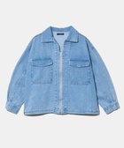【ゴースローキャラバン/go slow caravan】のFiggle/フィグル 10oz ZIPデニムジャケット (WOMENS) 大人の最旬トレンドファッション＆コーディネート founy(ファウニー) ファッション Fashion レディースファッション Fashion for Women アウター Coat / Outerwear Collection レディースジャケット・軽アウター Jackets デニムジャケット / カジュアルアウター Denim Jackets 2026年 2026 2026春夏・S/S Spring/Summer 2026 SS26 カラフル Colorful Design ジャケット Jacket, Outerwear デニム Denim, Jeans Material フロント Front, Front Design ロング Long, Long-Length ヴィンテージ Vintage Style thumbnail インディゴ淡|ID: prp329100004986230 ipo3291000000037349291