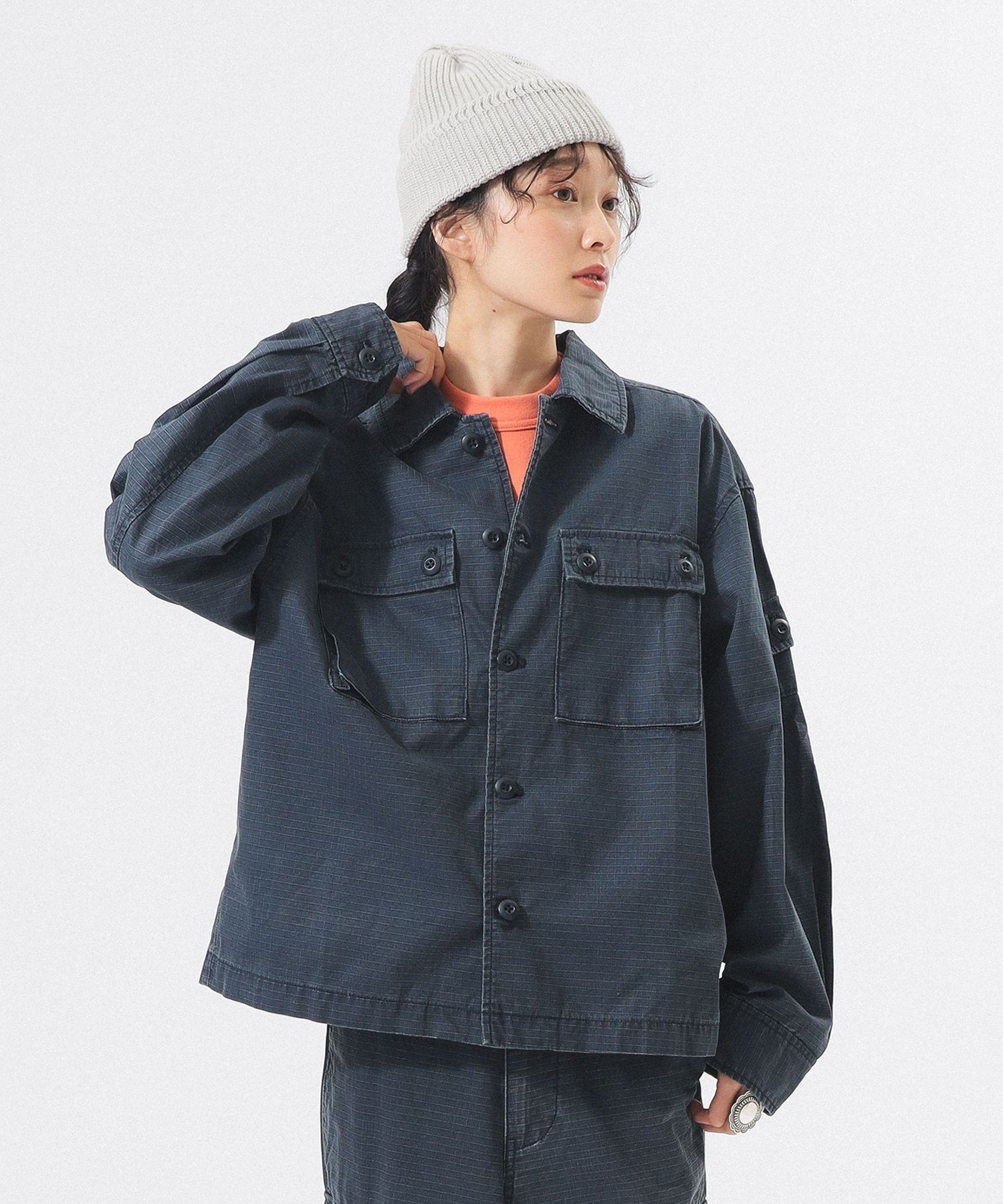 【ビームス ウイメン/BEAMS】のリップストップ ミリタリー ブルゾン インテリア・キッズ・メンズ・レディースファッション・服の通販 founy(ファウニー) 　ファッション　Fashion　レディースファッション　Fashion for Women　アウター　Coat / Outerwear Collection　ブルゾンジャケット・スポーティアウター　Blouson Jackets　スウェット / スエット　Sweatshirt, Sweatwear　ストーン　Stone, Gem-Like　セットアップ　Set-Up, Coordinated Outfit　デニム　Denim, Jeans Material　ブルゾン　Blouson, Bomber Jacket　プリント　Print, Printed Pattern　ミリタリー　Military, Army Style　無地　Plain, Solid Color　リアル　Real, Realistic　リップ　Lip, Lip Motif　ワーク　Workwear, Utility Style　おすすめ　Recommended / Our Picks　NAVY|ID: prp329100004986233 ipo3291000000037349299