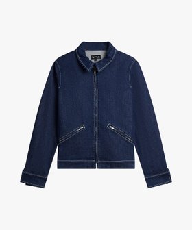 【アニエスベー ファム/agnes b. FEMME】のデニム ジャケット Lesley 大人の最旬トレンドファッション＆コーディネート founy(ファウニー) ファッション Fashion レディースファッション Fashion for Women アウター Coat / Outerwear Collection レディースジャケット・軽アウター Jackets デニムジャケット / カジュアルアウター Denim Jackets クラシック Classic, Timeless Style ジップ Zip, Zipper ジャケット Jacket, Outerwear デニム Denim, Jeans Material 長袖 Long Sleeve, Full Sleeve |ID:prp329100004986236