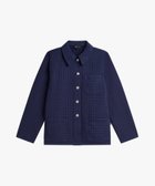 【アニエスベー ファム/agnes b. FEMME】のキルティング コットン ワークジャケット Sanshui 大人の最旬トレンドファッション＆コーディネート founy(ファウニー) ファッション Fashion レディースファッション Fashion for Women アウター Coat / Outerwear Collection レディースジャケット・軽アウター Jackets キルティング Quilted, Quilting ギンガム Gingham, Gingham Fabric シャンブレー Chambray, Denim-Like Fabric ジャケット Jacket, Outerwear ストライプ Stripe, Striped Pattern チェック Check, Plaid, Tartan モチーフ Motif, Design Theme ワーク Workwear, Utility Style thumbnail ネイビー|ID: prp329100004986237 ipo3291000000037349322
