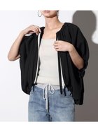 【ヴァン/Vin】のバルーンシルエットドルマンZIPジャケット 大人の最旬トレンドファッション＆コーディネート founy(ファウニー) ファッション Fashion レディースファッション Fashion for Women アウター Coat / Outerwear Collection レディースジャケット・軽アウター Jackets ジャケット Jacket, Outerwear デニム Denim, Jeans Material フェミニン Feminine, Girly thumbnail ブラック|ID: prp329100004986244 ipo3291000000037349350