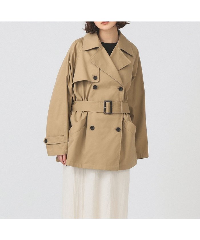 【ビームス ウイメン/BEAMS】のオーバーサイズ ハーフ トレンチ コート 26SS セレモニー 春アウター きれいめ ゆったり ミドル インテリア・キッズ・メンズ・レディースファッション・服の通販 founy(ファウニー) https://founy.com/ ファッション Fashion レディースファッション Fashion for Women アウター Coat / Outerwear Collection コート・ロングコート・ピーコート Long Coats, Peacoats & More トレンチコート / 春秋の定番アウター Trench Coats 春 Spring スリーブ Sleeve, Long Sleeve / Short Sleeve ツイル Twist, Twisted Detail トレンチ Trench, Trench Coat 定番 Standard, Basic Item ハーフ Half, Half-Length ブラウジング Blouson Silhouette, Cinched Waist ベーシック Basic, Essential ミドル Middle Length, Mid Height おすすめ Recommended / Our Picks エレガント 上品 Elegant セレモニー Ceremony 2026年 2026 2026春夏・S/S Spring/Summer 2026 SS26 |ID: prp329100004986250 ipo3291000000037349367