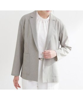 【リフレクト/Reflect】の【接触冷感/着用シワになりにくい】リラクシーテーラードジャケット 大人の最旬トレンドファッション＆コーディネート founy(ファウニー) ファッション Fashion レディースファッション Fashion for Women アウター Coat / Outerwear Collection レディースジャケット・軽アウター Jackets テーラードジャケット / 通勤・きれいめスタイル Tailored Jackets & Blazers シンプル Simple, Minimal スマート Smart, Elegant ドロップ Drop Shoulder, Dropped Style バランス Balance, Style Balance パイピング Piping, Trim Design パッチ Patch, Appliqué ポケット Pocket, Pocket Detail |ID:prp329100004986261