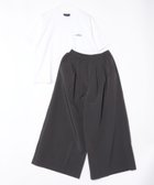 【カセットチャート/Cassette Chart】のTHOUSAND MILE/半袖Tシャツ ワイドパンツ セットアップ 大人の最旬トレンドファッション＆コーディネート founy(ファウニー) ファッション Fashion レディースファッション Fashion for Women セットアップ Matching Sets レディースパンツ・ボトムス Pants & Trousers / Bottoms アウトドア Outdoor Clothing カリフォルニア California, Cali Style ショート Short, Short Length スタイリッシュ Stylish, Fashionable ストレッチ Stretch, Stretchy Fabric セットアップ Set-Up, Coordinated Outfit バランス Balance, Style Balance ボックス Boxy, Box Shape 半袖 Short Sleeve, Half Sleeve ワイド Wide, Wide Fit 再入荷 Restock / Back in Stock 夏 Summer 旅行 Travel thumbnail C.GRY|ID: prp329100004986264 ipo3291000000037349424