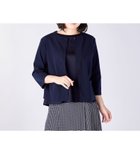 【キース/KEITH】の【Lサイズ】クールクロスジャケット 大人の最旬トレンドファッション＆コーディネート founy(ファウニー) ファッション Fashion レディースファッション Fashion for Women アウター Coat / Outerwear Collection レディースジャケット・軽アウター Jackets シンプル Simple, Minimal ポケット Pocket, Pocket Detail ワンポイント One Point, Statement Accent 透かし Cut-Out, Lacework thumbnail ネイビー|ID: prp329100004986272 ipo3291000000037349450
