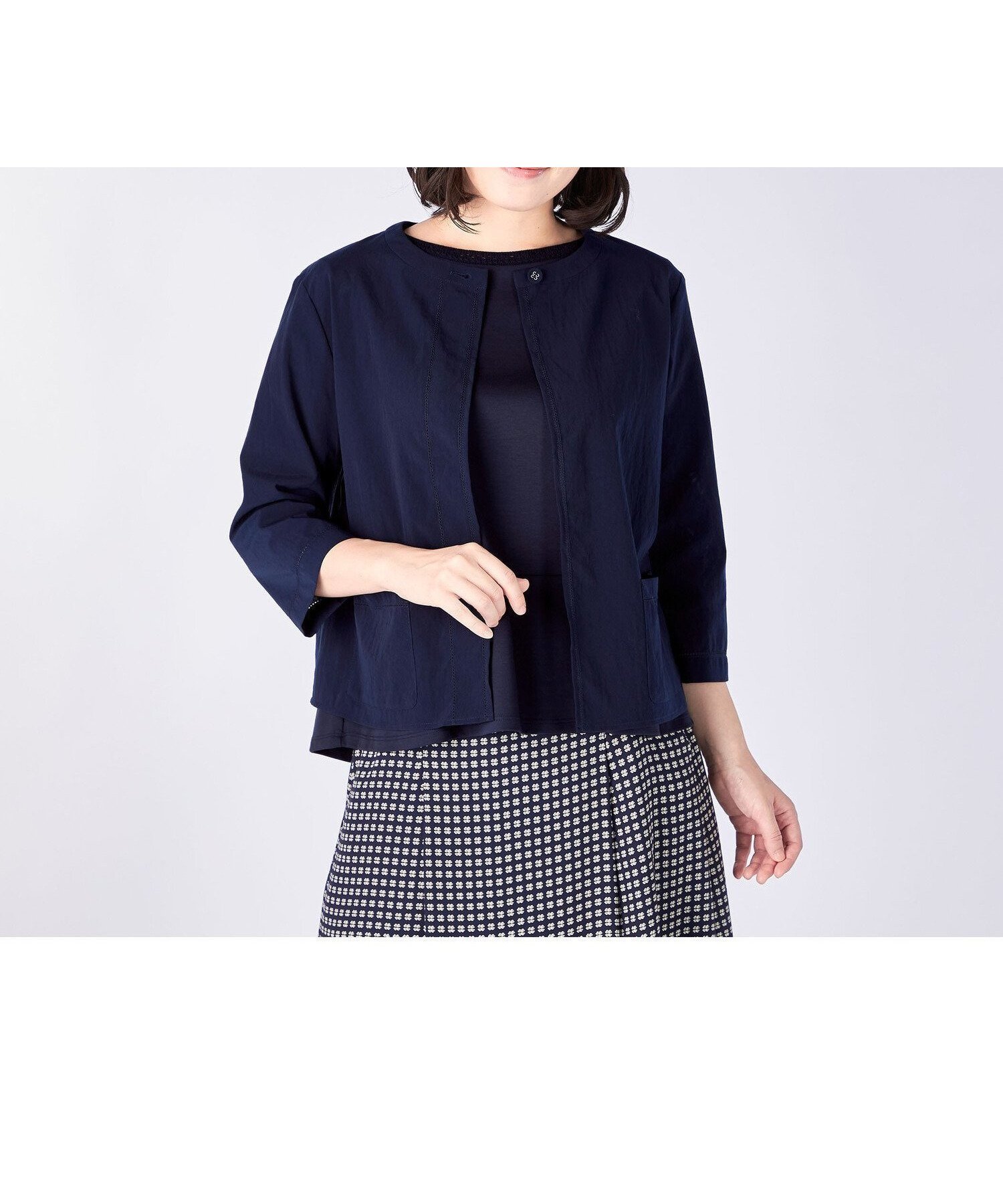 【キース/KEITH】のクールクロスジャケット 大人の最旬トレンドファッション＆コーディネート founy(ファウニー) 　ファッション　Fashion　レディースファッション　Fashion for Women　アウター　Coat / Outerwear Collection　レディースジャケット・軽アウター　Jackets　シンプル　Simple, Minimal　ポケット　Pocket, Pocket Detail　ワンポイント　One Point, Statement Accent　透かし　Cut-Out, Lacework　 other-1|ID: prp329100004986274 ipo3291000000037349456