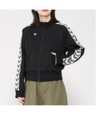 【エスラッシュ/S-Rush】のhummel/HMP トラックジャケット 大人の最旬トレンドファッション＆コーディネート founy(ファウニー) ファッション Fashion レディースファッション Fashion for Women アウター Coat / Outerwear Collection レディースジャケット・軽アウター Jackets クロップド Cropped, Short Length コンパクト Compact, Small Size ジャケット Jacket, Outerwear ストレッチ Stretch, Stretchy Fabric thumbnail ブラック|ID: prp329100004986275 ipo3291000000037349465