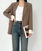 【ミニミニストア/miniministore】のテーラードジャケット レディースミドル丈 大人の最旬トレンドファッション＆コーディネート founy(ファウニー) ファッション Fashion レディースファッション Fashion for Women アウター Coat / Outerwear Collection レディースジャケット・軽アウター Jackets テーラードジャケット / 通勤・きれいめスタイル Tailored Jackets & Blazers 春 Spring ジャケット Jacket, Outerwear スラックス Slacks, Dress Pants スーツ Suit, Formalwear デニム Denim, Jeans Material 長袖 Long Sleeve, Full Sleeve 羽織 Haori, Light Jacket ミドル Middle Length, Mid Height ラベンダー Lavender おすすめ Recommended / Our Picks エレガント 上品 Elegant 入学式 Entrance Ceremony 卒業式 Graduation Ceremony ビジネス 仕事 通勤 Business / Work / Commuting thumbnail ブラウン|ID: prp329100004986277 ipo3291000000037349475