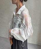 【ドゥドゥ/DouDou】の【WEB限定】レースシアーダブルジップブルゾン 大人の最旬トレンドファッション＆コーディネート founy(ファウニー) ファッション Fashion レディースファッション Fashion for Women アウター Coat / Outerwear Collection ブルゾンジャケット・スポーティアウター Blouson Jackets コンパクト Compact, Small Size スマート Smart, Elegant バランス Balance, Style Balance ブルゾン Blouson, Bomber Jacket レース Lace, Lace Fabric S/S・春夏 SS, Spring/Summer, Warm Season 再入荷 Restock / Back in Stock 夏 Summer 2026年 2026 2026春夏・S/S Spring/Summer 2026 SS26 thumbnail オフホワイト|ID: prp329100004986284 ipo3291000000037349522