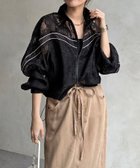 【ドゥドゥ/DouDou】の【WEB限定】レースシアーダブルジップブルゾン 大人の最旬トレンドファッション＆コーディネート founy(ファウニー) ファッション Fashion レディースファッション Fashion for Women アウター Coat / Outerwear Collection ブルゾンジャケット・スポーティアウター Blouson Jackets コンパクト Compact, Small Size スマート Smart, Elegant バランス Balance, Style Balance ブルゾン Blouson, Bomber Jacket レース Lace, Lace Fabric S/S・春夏 SS, Spring/Summer, Warm Season 再入荷 Restock / Back in Stock 夏 Summer 2026年 2026 2026春夏・S/S Spring/Summer 2026 SS26 thumbnail ブラック|ID: prp329100004986284 ipo3291000000037349523