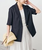【スピック&スパン/Spick & Span】の《セットアップ可》ライトドライクロスシングルブレストジャケット 大人の最旬トレンドファッション＆コーディネート founy(ファウニー) ファッション Fashion レディースファッション Fashion for Women アウター Coat / Outerwear Collection レディースジャケット・軽アウター Jackets おすすめ Recommended / Our Picks セットアップ Set-Up, Coordinated Outfit バランス Balance, Style Balance マニッシュ Mannish, Boyish 定番 Standard, Basic Item thumbnail ネイビー|ID: prp329100004986290 ipo3291000000037349542