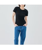 【プチバトー/PETIT BATEAU】のクルーネック半袖Tシャツ 大人の最旬トレンドファッション＆コーディネート founy(ファウニー) ファッション Fashion レディースファッション Fashion for Women トップス・カットソー Cut & Sew Tops シャツ・ブラウス・オフィスカジュアル Elegant Blouses & Button-Ups ロングTシャツ・Tシャツ Longline T-Shirts & Tees おすすめ Recommended / Our Picks シンプル Simple, Minimal フィット Fit, Slim Fit 半袖 Short Sleeve, Half Sleeve thumbnail ブラック|ID: prp329100004986300 ipo3291000000037349583