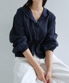 【アンドミー/andme】のフーディ 長袖 シアー シャツ evernavy エバーネイビー 大人の最旬トレンドファッション＆コーディネート founy(ファウニー) ファッション Fashion レディースファッション Fashion for Women トップス・カットソー Cut & Sew Tops シャツ・ブラウス・オフィスカジュアル Elegant Blouses & Button-Ups シアー Sheer, See-Through ショート Short, Short Length ダブル Double, Double-Breasted 長袖 Long Sleeve, Full Sleeve バランス Balance, Style Balance ブラウジング Blouson Silhouette, Cinched Waist ポケット Pocket, Pocket Detail おすすめ Recommended / Our Picks thumbnail ネイビー|ID: prp329100004986302 ipo3291000000037349600