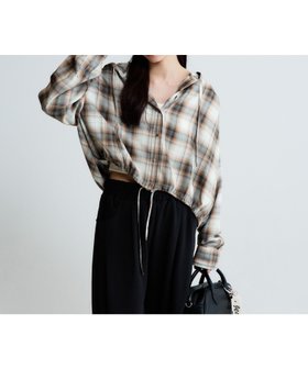 【ジーナシス/JEANASiS】のドロストショートシャツフーディ 大人の最旬トレンドファッション＆コーディネート founy(ファウニー) ファッション Fashion レディースファッション Fashion for Women トップス・カットソー Cut & Sew Tops シャツ・ブラウス・オフィスカジュアル Elegant Blouses & Button-Ups なめらか Smooth, Silky Texture ショルダー Shoulder, Shoulder Strap ショート Short, Short Length ドロップ Drop Shoulder, Dropped Style バランス Balance, Style Balance フォルム Silhouette, Form ボトム Bottoms, Lower Wear ルーズ Loose, Oversized ワイド Wide, Wide Fit エレガント 上品 Elegant |ID:prp329100004986303