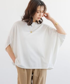 【バンヤードストーム/BARNYARDSTORM】の【『BABALOG』ご紹介アイテム】UVカットクールタッチドルマンプルオーバー【UVカット+接触冷感】【WEB限定カラー】 大人の最旬トレンドファッション＆コーディネート founy(ファウニー) ファッション Fashion レディースファッション Fashion for Women トップス・カットソー Cut & Sew Tops カジュアルプルオーバー・ニットトップス Pullovers & Knit Tops / Casual Pullovers おすすめ Recommended / Our Picks クール Cool, Chic パターン Pattern, Design Print パーカー Hoodie, Parka モダン Modern, Contemporary リネン Linen, Linen Fabric 人気 Popular, Best Seller 夏 Summer |ID:prp329100004986304