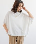 【バンヤードストーム/BARNYARDSTORM】の【『BABALOG』ご紹介アイテム】UVカットクールタッチドルマンプルオーバー【UVカット+接触冷感】【WEB限定カラー】 大人の最旬トレンドファッション＆コーディネート founy(ファウニー) ファッション Fashion レディースファッション Fashion for Women トップス・カットソー Cut & Sew Tops カジュアルプルオーバー・ニットトップス Pullovers & Knit Tops / Casual Pullovers おすすめ Recommended / Our Picks クール Cool, Chic パターン Pattern, Design Print パーカー Hoodie, Parka モダン Modern, Contemporary リネン Linen, Linen Fabric 人気 Popular, Best Seller 夏 Summer thumbnail ホワイト|ID: prp329100004986304 ipo3291000000037349606