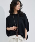 【バンヤードストーム/BARNYARDSTORM】の【『BABALOG』ご紹介アイテム】UVカットクールタッチドルマンプルオーバー【UVカット+接触冷感】【WEB限定カラー】 大人の最旬トレンドファッション＆コーディネート founy(ファウニー) ファッション Fashion レディースファッション Fashion for Women トップス・カットソー Cut & Sew Tops カジュアルプルオーバー・ニットトップス Pullovers & Knit Tops / Casual Pullovers おすすめ Recommended / Our Picks クール Cool, Chic パターン Pattern, Design Print パーカー Hoodie, Parka モダン Modern, Contemporary リネン Linen, Linen Fabric 人気 Popular, Best Seller 夏 Summer thumbnail ブラック|ID: prp329100004986304 ipo3291000000037349609