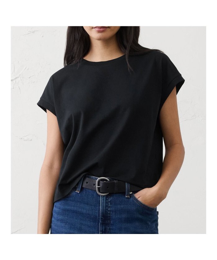【バナナリパブリック ファクトリーストア/BANANA REPUBLIC FACTORY STORE】のプレミアムコットン ボクシーTシャツ インテリア・キッズ・メンズ・レディースファッション・服の通販 founy(ファウニー) https://founy.com/ ファッション Fashion レディースファッション Fashion for Women トップス・カットソー Cut & Sew Tops シャツ・ブラウス・オフィスカジュアル Elegant Blouses & Button-Ups ロングTシャツ・Tシャツ Longline T-Shirts & Tees ショート Short, Short Length スリーブ Sleeve, Long Sleeve / Short Sleeve トレンド Trend, Trending Now プレミアム Premium, High-End |ID: prp329100004986312 ipo3291000000037349647