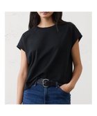 【バナナリパブリック ファクトリーストア/BANANA REPUBLIC FACTORY STORE】のプレミアムコットン ボクシーTシャツ 大人の最旬トレンドファッション＆コーディネート founy(ファウニー) ファッション Fashion レディースファッション Fashion for Women トップス・カットソー Cut & Sew Tops シャツ・ブラウス・オフィスカジュアル Elegant Blouses & Button-Ups ロングTシャツ・Tシャツ Longline T-Shirts & Tees ショート Short, Short Length スリーブ Sleeve, Long Sleeve / Short Sleeve トレンド Trend, Trending Now プレミアム Premium, High-End thumbnail BLACK_800|ID: prp329100004986312 ipo3291000000037349648