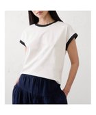 【バナナリパブリック ファクトリーストア/BANANA REPUBLIC FACTORY STORE】のプレミアムコットン ボクシーTシャツ 大人の最旬トレンドファッション＆コーディネート founy(ファウニー) ファッション Fashion レディースファッション Fashion for Women トップス・カットソー Cut & Sew Tops シャツ・ブラウス・オフィスカジュアル Elegant Blouses & Button-Ups ロングTシャツ・Tシャツ Longline T-Shirts & Tees ショート Short, Short Length スリーブ Sleeve, Long Sleeve / Short Sleeve トレンド Trend, Trending Now プレミアム Premium, High-End thumbnail SNOW_DAY|ID: prp329100004986312 ipo3291000000037349650