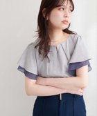 【ナチュラルクチュール/natural couture】のシアー重ねフリルブラウス 大人の最旬トレンドファッション＆コーディネート founy(ファウニー) ファッション Fashion レディースファッション Fashion for Women トップス・カットソー Cut & Sew Tops シャツ・ブラウス・オフィスカジュアル Elegant Blouses & Button-Ups アクセサリー Fashion Accessories シアー Sheer, See-Through ジャケット Jacket, Outerwear スニーカー Sneakers, Trainers ダウン Down, Puffer デニム Denim, Jeans Material フェミニン Feminine, Girly フリル Frill, Ruffle ミックス Mix, Mixed Style 再入荷 Restock / Back in Stock おすすめ Recommended / Our Picks エレガント 上品 Elegant 2026年 2026 2026春夏・S/S Spring/Summer 2026 SS26 thumbnail サックスブルー|ID: prp329100004986318 ipo3291000000037349678