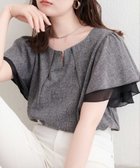 【ナチュラルクチュール/natural couture】のシアー重ねフリルブラウス 大人の最旬トレンドファッション＆コーディネート founy(ファウニー) ファッション Fashion レディースファッション Fashion for Women トップス・カットソー Cut & Sew Tops シャツ・ブラウス・オフィスカジュアル Elegant Blouses & Button-Ups アクセサリー Fashion Accessories シアー Sheer, See-Through ジャケット Jacket, Outerwear スニーカー Sneakers, Trainers ダウン Down, Puffer デニム Denim, Jeans Material フェミニン Feminine, Girly フリル Frill, Ruffle ミックス Mix, Mixed Style 再入荷 Restock / Back in Stock おすすめ Recommended / Our Picks エレガント 上品 Elegant 2026年 2026 2026春夏・S/S Spring/Summer 2026 SS26 thumbnail ブラック|ID: prp329100004986318 ipo3291000000037349679