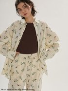 【エミ/emmi】の【emmi×NYBG】ストライプリラックスシャツ【セットアップ対応】/ウォッシャブル 大人の最旬トレンドファッション＆コーディネート founy(ファウニー) ファッション Fashion レディースファッション Fashion for Women トップス・カットソー Cut & Sew Tops シャツ・ブラウス・オフィスカジュアル Elegant Blouses & Button-Ups インナー Innerwear ウォッシャブル Machine Washable キャップ Cap, Baseball Cap コレクション Collection, Seasonal Line サテン Satin, Glossy Fabric ストライプ Stripe, Striped Pattern スマート Smart, Elegant スリット Slit, Slit Detail セットアップ Set-Up, Coordinated Outfit トレンド Trend, Trending Now ニューヨーク New York, NYC Style パジャマ Pajamas, Sleepwear プリント Print, Printed Pattern ボトム Bottoms, Lower Wear リボン Ribbon, Bow 夏 Summer thumbnail YEL[032]|ID: prp329100004986321 ipo3291000000037349693