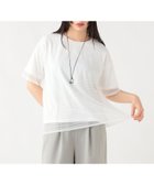 【ビームス ハート/BEAMS HEART】の無地 カットソー * チュール Tシャツ(セットアイテム) 26SS 着回し レイヤード 重ね着 大人の最旬トレンドファッション＆コーディネート founy(ファウニー) ファッション Fashion レディースファッション Fashion for Women トップス・カットソー Cut & Sew Tops シャツ・ブラウス・オフィスカジュアル Elegant Blouses & Button-Ups ロングTシャツ・Tシャツ Longline T-Shirts & Tees カットソー・ベーシックTシャツ Cut-and-Sewn Tops / Stretch Tees & Basics 2026年 2026 2026春夏・S/S Spring/Summer 2026 SS26 インナー Innerwear カットソー Cut and Sewn Top シンプル Simple, Minimal チュール Tulip, Tulip Motif デニム Denim, Jeans Material トレンド Trend, Trending Now ドッキング Docking, Mixed Material エレガント 上品 Elegant 無地 Plain, Solid Color thumbnail OFF_BORDER|ID: prp329100004986324 ipo3291000000037349705