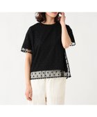 【ビームス ハート/BEAMS HEART】の無地 カットソー * チュール Tシャツ(セットアイテム) 26SS 着回し レイヤード 重ね着 大人の最旬トレンドファッション＆コーディネート founy(ファウニー) ファッション Fashion レディースファッション Fashion for Women トップス・カットソー Cut & Sew Tops シャツ・ブラウス・オフィスカジュアル Elegant Blouses & Button-Ups ロングTシャツ・Tシャツ Longline T-Shirts & Tees カットソー・ベーシックTシャツ Cut-and-Sewn Tops / Stretch Tees & Basics 2026年 2026 2026春夏・S/S Spring/Summer 2026 SS26 インナー Innerwear カットソー Cut and Sewn Top シンプル Simple, Minimal チュール Tulip, Tulip Motif デニム Denim, Jeans Material トレンド Trend, Trending Now ドッキング Docking, Mixed Material エレガント 上品 Elegant 無地 Plain, Solid Color thumbnail BLACK DOT|ID: prp329100004986324 ipo3291000000037349706
