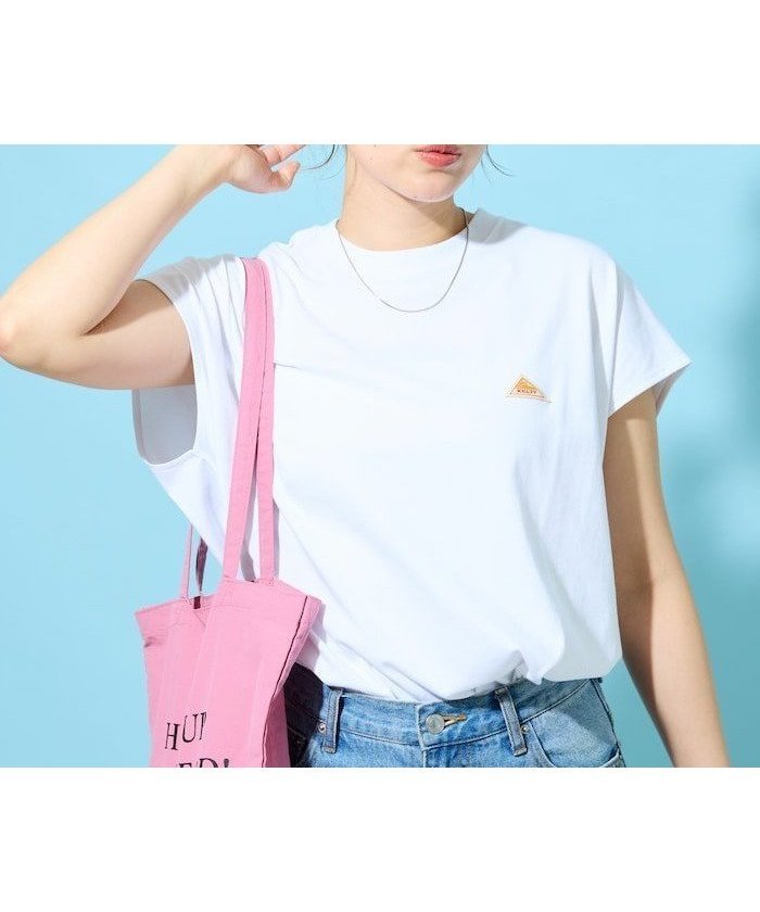 【フリークスストア/FREAK'S STORE】の別注 フレンチスリーブTシャツ(接触冷感・吸水速乾・UVカット・遮熱)【限定展開】 インテリア・キッズ・メンズ・レディースファッション・服の通販 founy(ファウニー) 　ファッション　Fashion　レディースファッション　Fashion for Women　トップス・カットソー　Cut & Sew Tops　シャツ・ブラウス・オフィスカジュアル　Elegant Blouses & Button-Ups　ロングTシャツ・Tシャツ　Longline T-Shirts & Tees　吸水　Absorbent, Quick-Dry　スペシャル　Special, Limited Edition　スリーブ　Sleeve, Long Sleeve / Short Sleeve　ビッグ　Big, Oversized　フレンチ　French, French Style　別注　Limited Edition, Custom Order　楽ちん　Easy Fit, Comfortable　S/S・春夏　SS, Spring/Summer, Warm Season　夏　Summer　2026年　2026　2026春夏・S/S　Spring/Summer 2026 SS26　オフホワイト|ID: prp329100004986325 ipo3291000000037349709