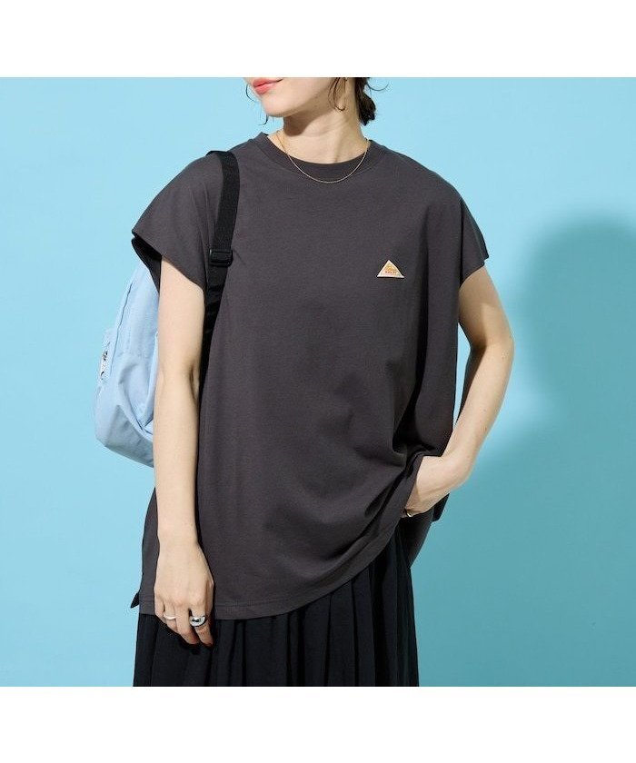 【フリークスストア/FREAK'S STORE】の別注 フレンチスリーブTシャツ(接触冷感・吸水速乾・UVカット・遮熱)【限定展開】 インテリア・キッズ・メンズ・レディースファッション・服の通販 founy(ファウニー) 　ファッション　Fashion　レディースファッション　Fashion for Women　トップス・カットソー　Cut & Sew Tops　シャツ・ブラウス・オフィスカジュアル　Elegant Blouses & Button-Ups　ロングTシャツ・Tシャツ　Longline T-Shirts & Tees　吸水　Absorbent, Quick-Dry　スペシャル　Special, Limited Edition　スリーブ　Sleeve, Long Sleeve / Short Sleeve　ビッグ　Big, Oversized　フレンチ　French, French Style　別注　Limited Edition, Custom Order　楽ちん　Easy Fit, Comfortable　S/S・春夏　SS, Spring/Summer, Warm Season　夏　Summer　2026年　2026　2026春夏・S/S　Spring/Summer 2026 SS26　チャコールグレー|ID: prp329100004986325 ipo3291000000037349711
