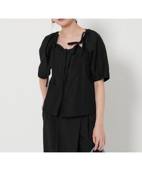 【ユナイテッドアローズ/UNITED ARROWS】 リボン ギャザー ブラウス大人の最旬トレンドファッション＆コーディネート founy(ファウニー) ファッション Fashion レディースファッション Fashion for Women トップス・カットソー Cut & Sew Tops シャツ・ブラウス・オフィスカジュアル Elegant Blouses & Button-Ups ギャザー Gathered, Ruffled コンパクト Compact, Small Size スポーティ Sporty, Casual Athletic デニム Denim, Jeans Material ボトム Bottoms, Lower Wear ミックス Mix, Mixed Style リボン Ribbon, Bow リラックス Relax, Relaxed Fit アウトレット Outlet / Clearance 夏 Summer |ID:prp329100004986331