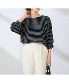 【アー ヴェー ヴェー/a.v.v】のボーダードルマントップス【WEB限定】 大人の最旬トレンドファッション＆コーディネート founy(ファウニー) ファッション Fashion レディースファッション Fashion for Women トップス・カットソー Cut & Sew Tops カットソー Cut and Sewn Top 今季 This Season, Current Season デニム Denim, Jeans Material 定番 Standard, Basic Item フォルム Silhouette, Form ベーシック Basic, Essential ボトム Bottoms, Lower Wear ボーダー Border, Stripe 羽織 Haori, Light Jacket おすすめ Recommended / Our Picks thumbnail ブルー|ID: prp329100004986337 ipo3291000000037349775
