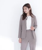 【ナチュラル ビューティー ベーシック/NATURAL BEAUTY BASIC】のサマードライタッチ SETUP テーラードジャケット ベージュ|ID: prp329100004986386 ipo3291000000037349981