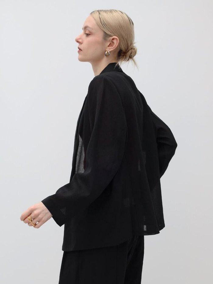 【ラシュッド/LASUD】のシアーライトダブルテーラードジャケット インテリア・キッズ・メンズ・レディースファッション・服の通販 founy(ファウニー) https://founy.com/ ファッション Fashion レディースファッション Fashion for Women アウター Coat / Outerwear Collection レディースジャケット・軽アウター Jackets テーラードジャケット / 通勤・きれいめスタイル Tailored Jackets & Blazers シアー Sheer, See-Through セットアップ Set-Up, Coordinated Outfit ダブル Double, Double-Breasted デニム Denim, Jeans Material ドレープ Drape, Draping Fabric バランス Balance, Style Balance ボトム Bottoms, Lower Wear ミックス Mix, Mixed Style おすすめ Recommended / Our Picks エレガント 上品 Elegant |ID: prp329100004986389 ipo3291000000037349987