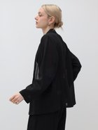 【ラシュッド/LASUD】のシアーライトダブルテーラードジャケット ブラック|ID: prp329100004986389 ipo3291000000037349988