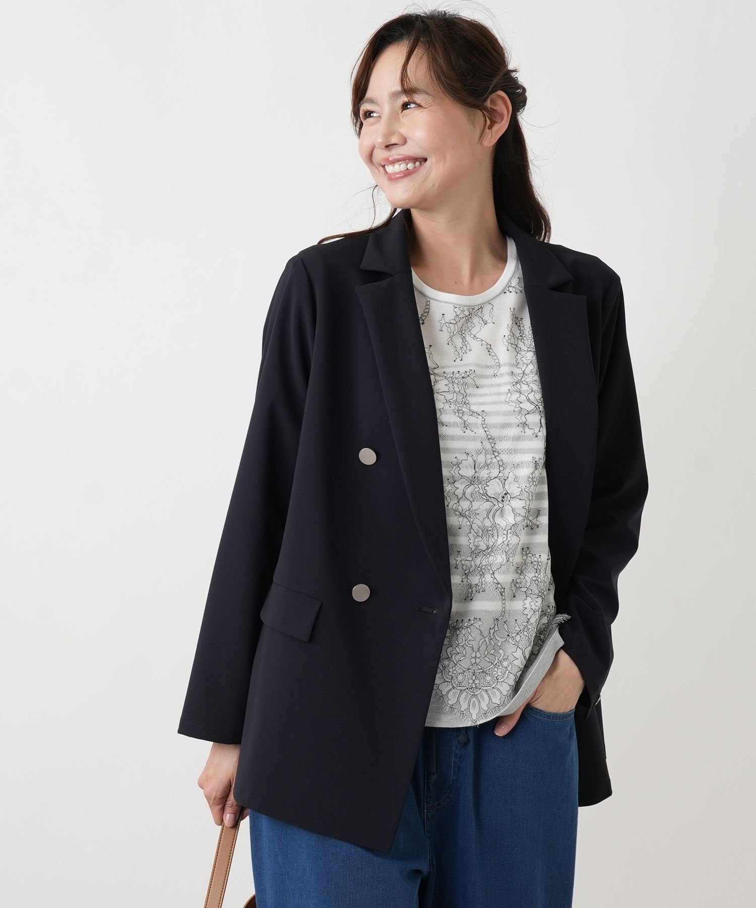 【レリアンプラスハウス/Leilian PLUS HOUSE】のブレザー 大人の最旬トレンドファッション＆コーディネート founy(ファウニー) 　ファッション　Fashion　レディースファッション　Fashion for Women　ストレッチ　Stretch, Stretchy Fabric　ポケット　Pocket, Pocket Detail　夏　Summer　 other-1|ID: prp329100004986396 ipo3291000000037350006