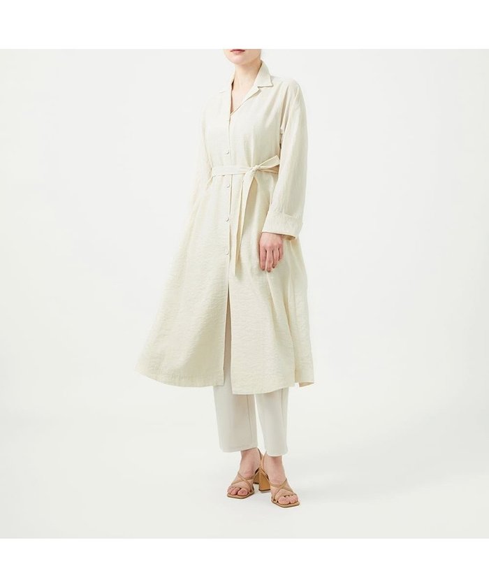 【シビラ/SYBILLA】のシルクナイロンロングコート インテリア・キッズ・メンズ・レディースファッション・服の通販 founy(ファウニー) https://founy.com/ ファッション Fashion レディースファッション Fashion for Women アウター Coat / Outerwear Collection コート・ロングコート・ピーコート Long Coats, Peacoats & More エレガント 上品 Elegant シルク Silk, 100% Silk フレア Flare, Flared フロント Front, Front Design 冬 Winter / This Winter 夏 Summer 春 Spring 秋 Autumn |ID: prp329100004986399 ipo3291000000037350026