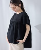 【クロスマルシェ/cross marche】のゆったりフリル袖 カットジャガードブラウス(マタニティ/授乳服)セット 授乳口付き 授乳楽々 妊婦服 産前・産後対応 大人の最旬トレンドファッション＆コーディネート founy(ファウニー) ファッション Fashion レディースファッション Fashion for Women トップス・カットソー Cut & Sew Tops シャツ・ブラウス・オフィスカジュアル Elegant Blouses & Button-Ups ボリューム袖・フリルスリーブブラウス Voluminous & Ruffle Sleeves / Puffy Sleeve Tops おすすめ Recommended / Our Picks カットジャガード Cut Jacquard セットアップ Set-Up, Coordinated Outfit フリル Frill, Ruffle thumbnail ブラック|ID: prp329100004986524 ipo3291000000037351289